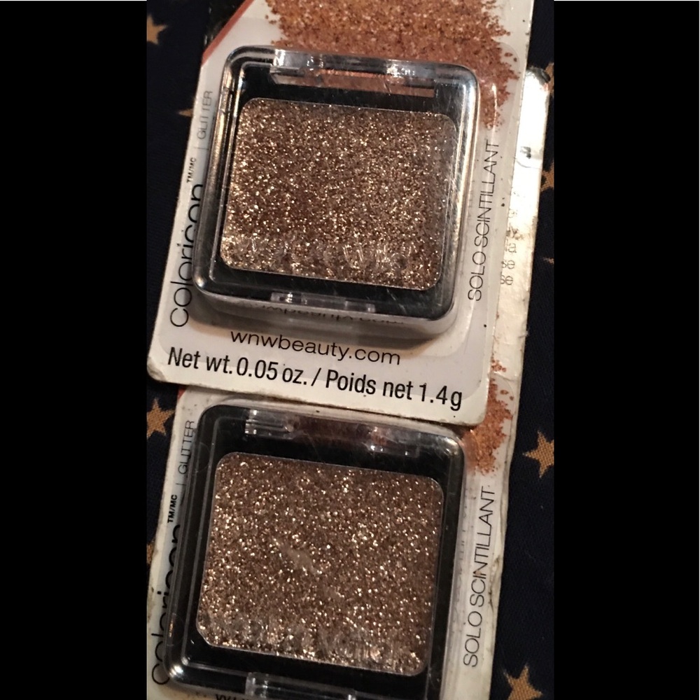 Glitter (Brass) Singles Lot of 2 Sparkly C352B NEW